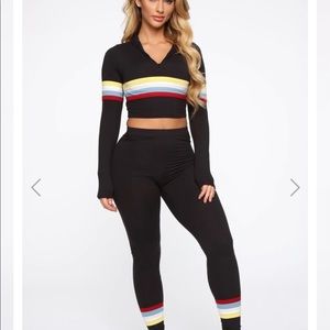 Two piece fashion nova lounge set